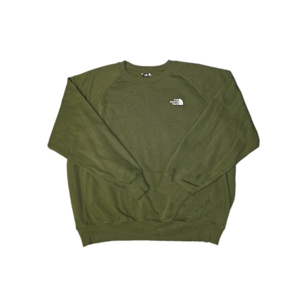 The North Face Evolution Fleece Olive Green Mens 2XL Crew Neck Sweatshirt
